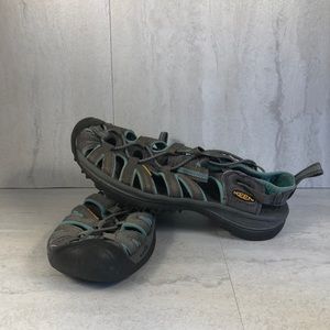 Keen Gray & Teal Waterproof Sandals Women’s Size 6